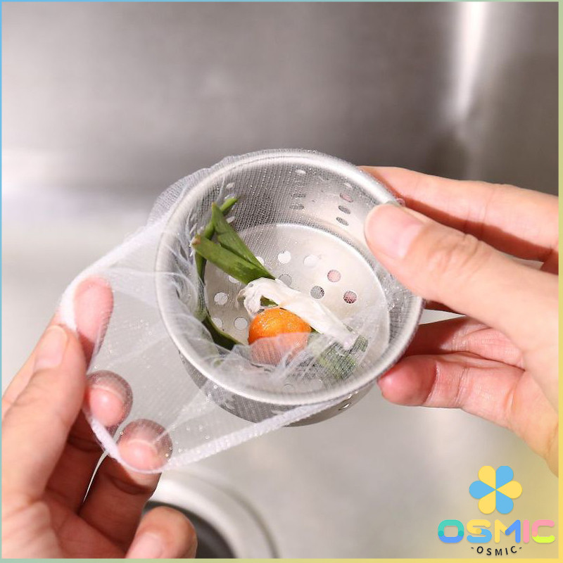 MIC ถุงกรองขยะ กรองเศษอาหาร ที่กรองเศษอาหาร สำหรับอ่างล้างจาน sink filter bag - รูปที่ 4