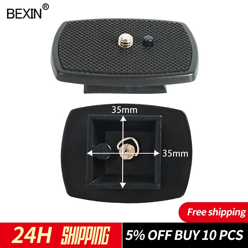 Bexin ขาตั้งขนาดเล็กแผ่น Quick Release แผ่น Dslr Stand Mount แผ่นกล้องสําหรับ Yunteng Vct668 St666 6