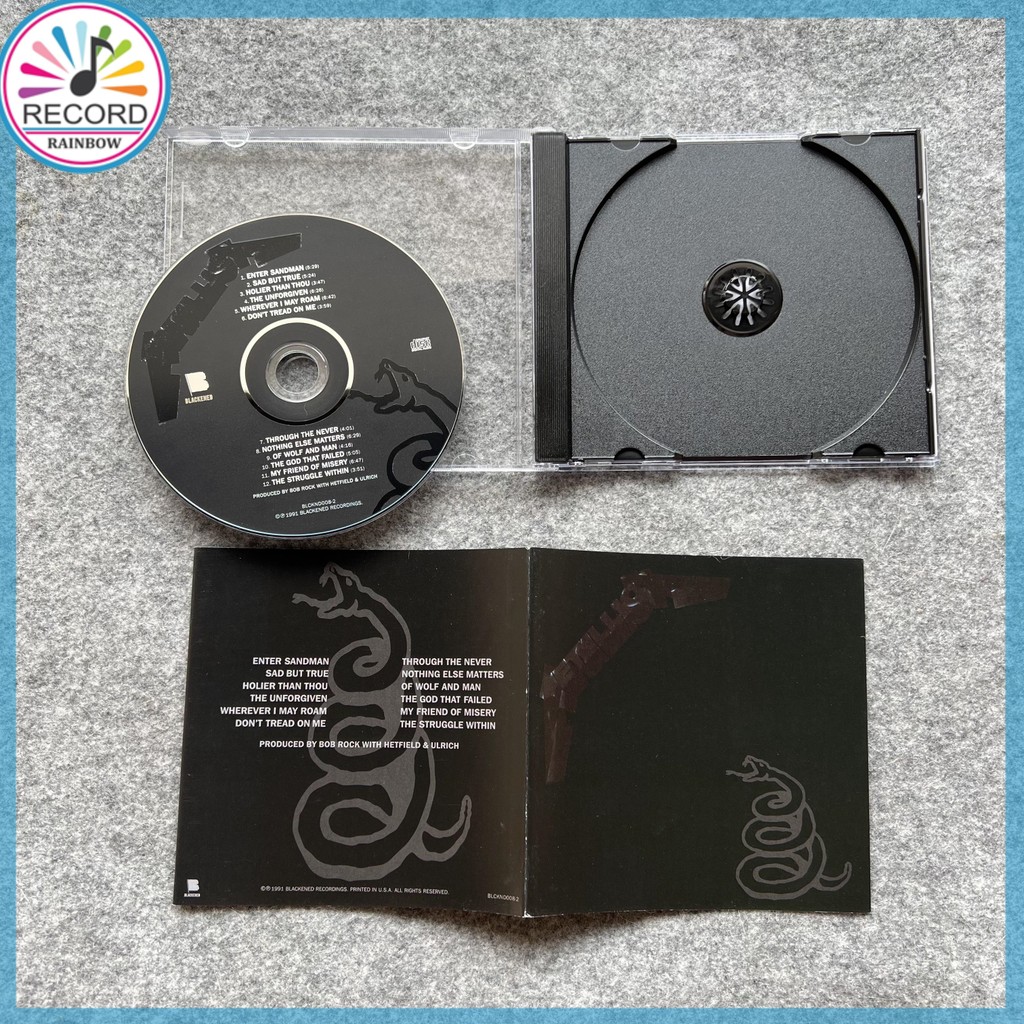 Metallica The Black CD Album ปิดผนึก ใหม่เอี่ยม รูปที่ 4