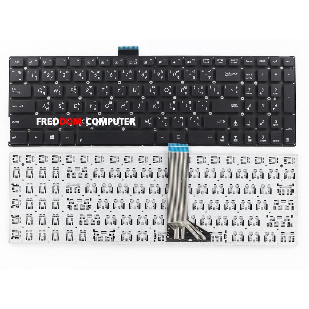คีย์บอร์ด Asus K555 K555L K555LA K555LD K555LN K555LP A555 X553 X555 X555L X555LA X555LD X551 X554 X