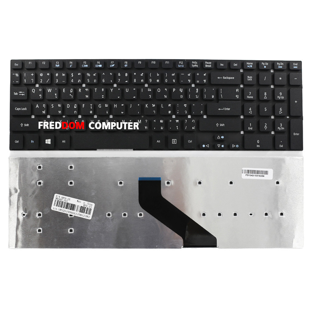คีย์บอร์ด Acer Aspire E15, 5755 5755G 5830 5830T V3-551 V3-731 ไทย-อังกฤษ KEYBOARD