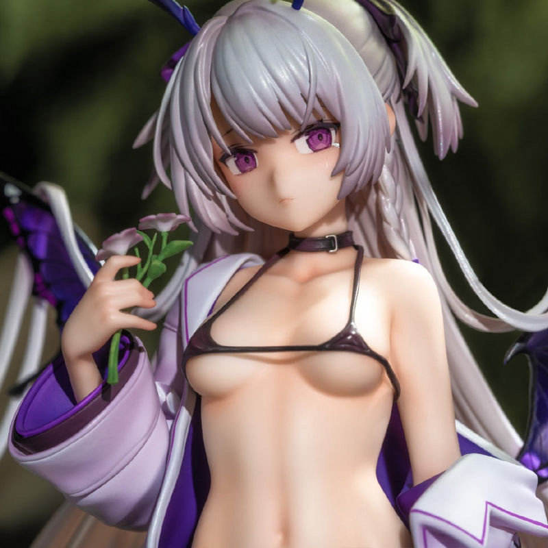 [Domestic]Beechnia Demon Standing Anime Two-Dimensional Beautiful Girl Garage Kits Ornaments Toy Gif