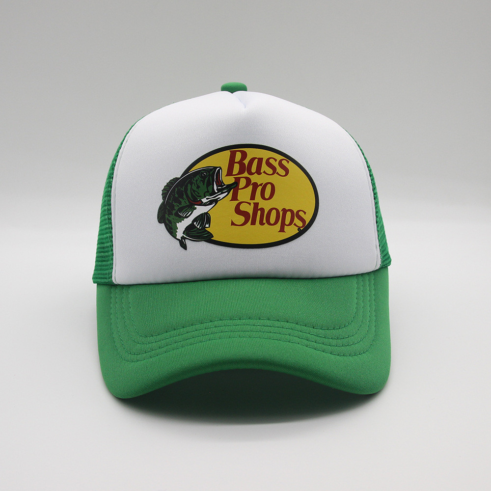 Bass pro shop หมวกเบสบอล Breathable All-Match หมวกผู้ชาย