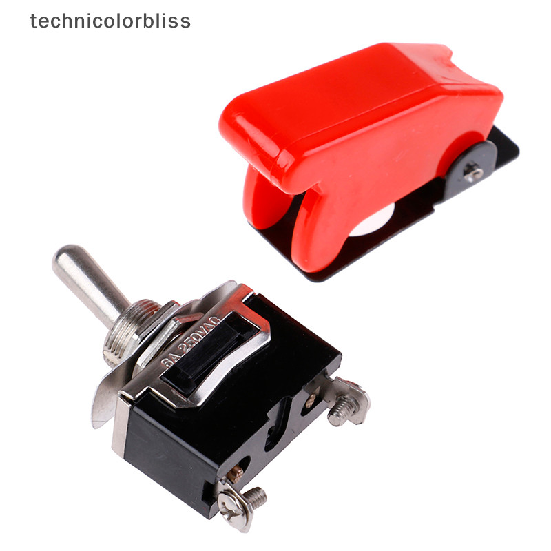 Tcbs Toggle ฝาครอบสวิตช์เปิด/ปิดคันโยกโลหะรถ Dash Light พร้อมฝาครอบขีปนาวุธ Bliss
