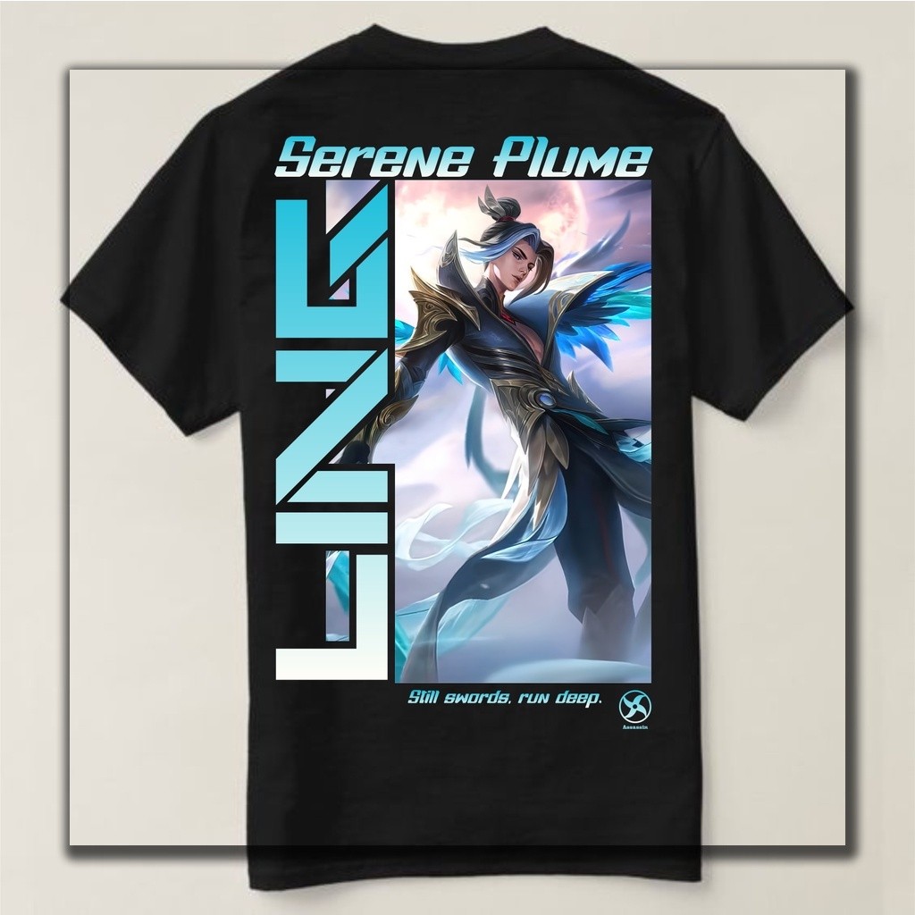 เสื้อยืดสําหรับผู้ชายr.mobile Legends เสื้อยืด/ Ling เสื้อยืด /เสื้อยืด LKLF/ เสื้อยืด Ling LKLF /Tee