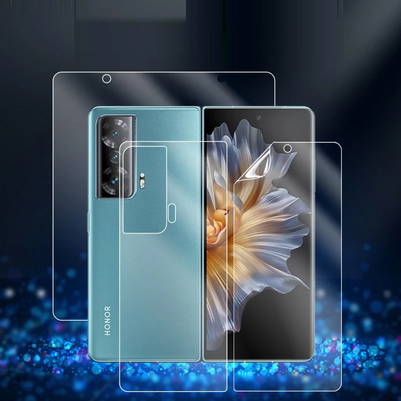 สําหรับ Honor Magic V5 V3 VS3 กรณี 3 ใน 1 ป้องกันฟิล์มนุ่มสําหรับ Honor Magic V2 VS2 VS ป้องกันหน้าจ