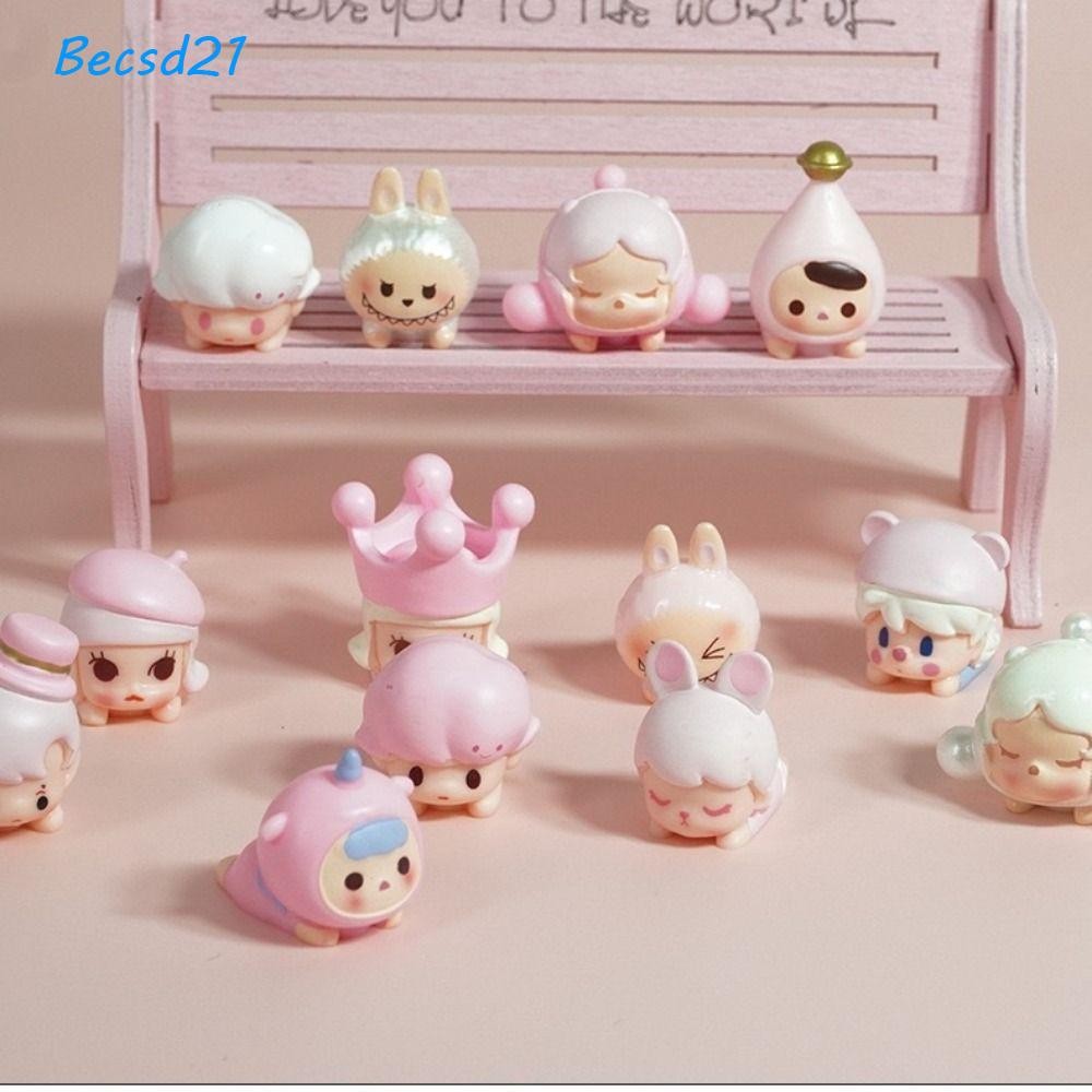 Becsd กล่อง, POPMART Pop Bean Soap Bubbles อะนิเมะการ์ตูนรูป,แฟชั่นน่ารัก Labubu CRYBABY กล่องของเล่นเด็ก