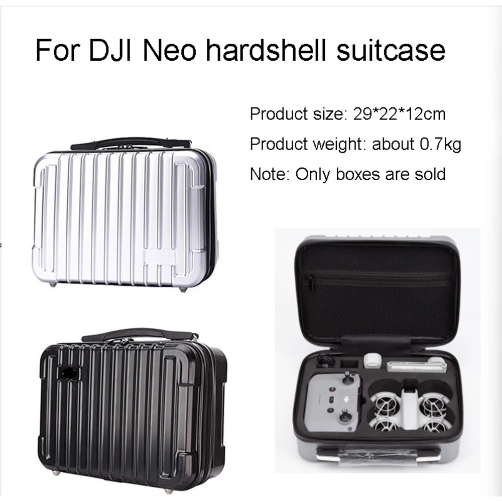 สําหรับ DJI Neo Handheld Follow up Drone Storage กล่องเปลือกแข็ง Neo Drone กล่องนิรภัยกันน้ํา