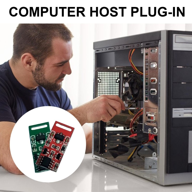 HL Essential 4Pin พัดลมจําลองสําหรับ PC Cooling DC12V 2200 8300RPM จําลอง