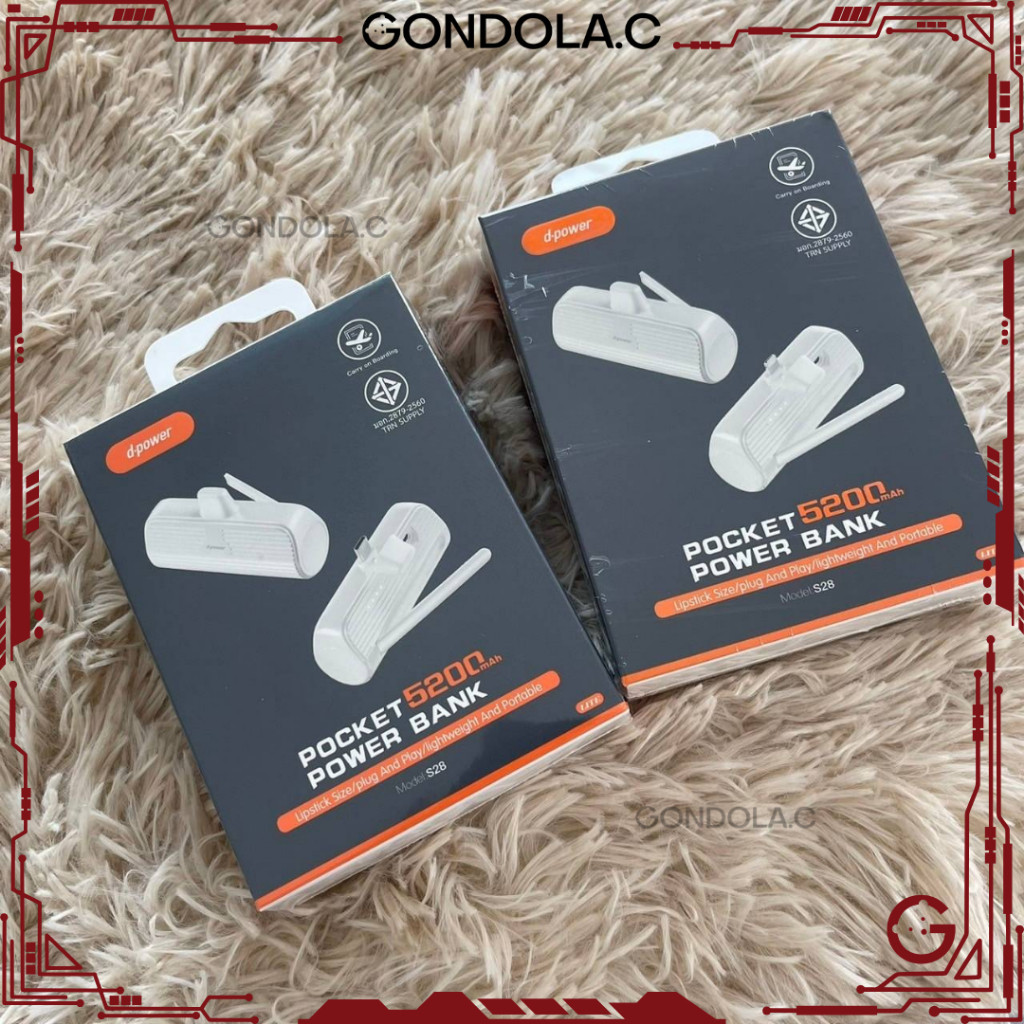 Powerbank 5200mAh รุ่น S-28