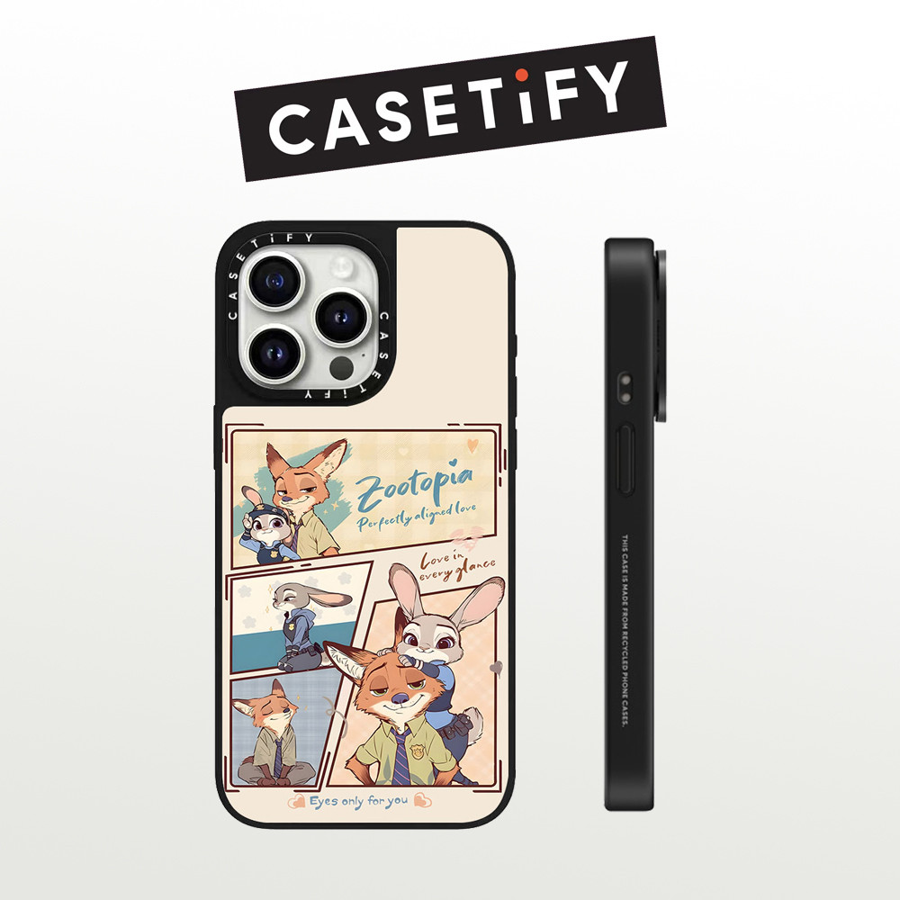 Drop proof CASETIFY เคสโทรศัพท์สําหรับ iPhone 16promax 16Pro 16 plus 15Pro 15promax 14promax 13 13promax พิมพ์ด้านข้างเคสแข็ง Judy Nick 12promax เคส iPhone แกะสลักคุณภาพสูง