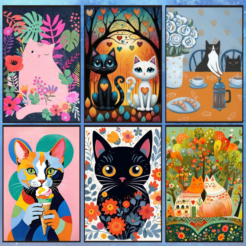 📣พร้อมส่ง📣【Cute Cat】Jigsaw จิ๊กซอว์ 1000 ชิ้นของเด็ก จิ๊กซอว์ไม้ 1000 ชิ้น จิ๊กซอว์ 1000 ชิ้นสำหรับผู้ใหญ่ จิ๊กซอ จิ๊กซอว์ 500 ชิ้น🧩913-5 จิ๊กซอว์ 1000 ชิ้น สำหรับ ผู้ใหญ่ ตัวต่อจิ๊กซอว์ จิ๊กซอว์ การ์ตูน