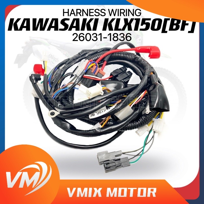 KAWASAKI KLX150-BF WIRING SET (26031-1836) KLX 150 BF