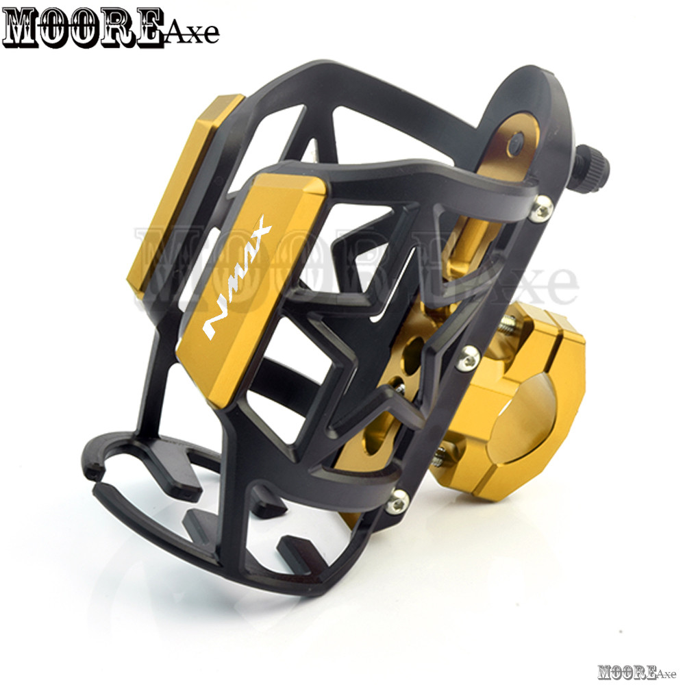 Mooreaxe สําหรับ YAMAHA NMAX 155 NMAX V1 V2 125 155 2014-2023 2024 รถจักรยานยนต์ถ้วย CNC อลูมิเนียม ABS ก๊อกน้ําสนับสนุนเครื่องดื่มถ้วย Bracket SBJ03