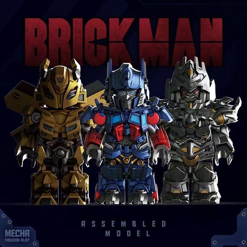 Transformers Building Blocks Optimus Prime Figures Megatron Toy Minifigures