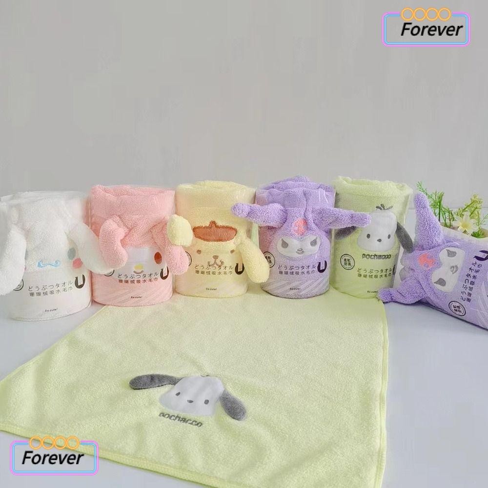 SANRIO ผ้าขนหนูอาบน้ํา ตลอดไป ซานริโอ, ผ้าเช็ดผมกลางแจ้งแห้งเร็วที่สะดวกสบาย, แฟชั่นเป็นมิตรกับผิวการ์ตูนน่ารักผ้าขนหนูว่ายน้ํามัลติฟังก์
