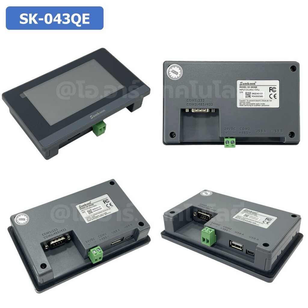 SAMKOON HMI SK-043QE จอทัชสกรีน 4.3" HMI Touch Screen 4.3" Human Machine Interface