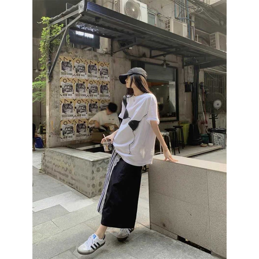 COD (จัดส่งในกรุงเทพฯ) MAO Shop Printed T-shirt，เสื้อยืดพิมพ์ลายกราฟิกบิกินี่สุดฮอต สไตล์เซ็กซี่ oversize #53540
