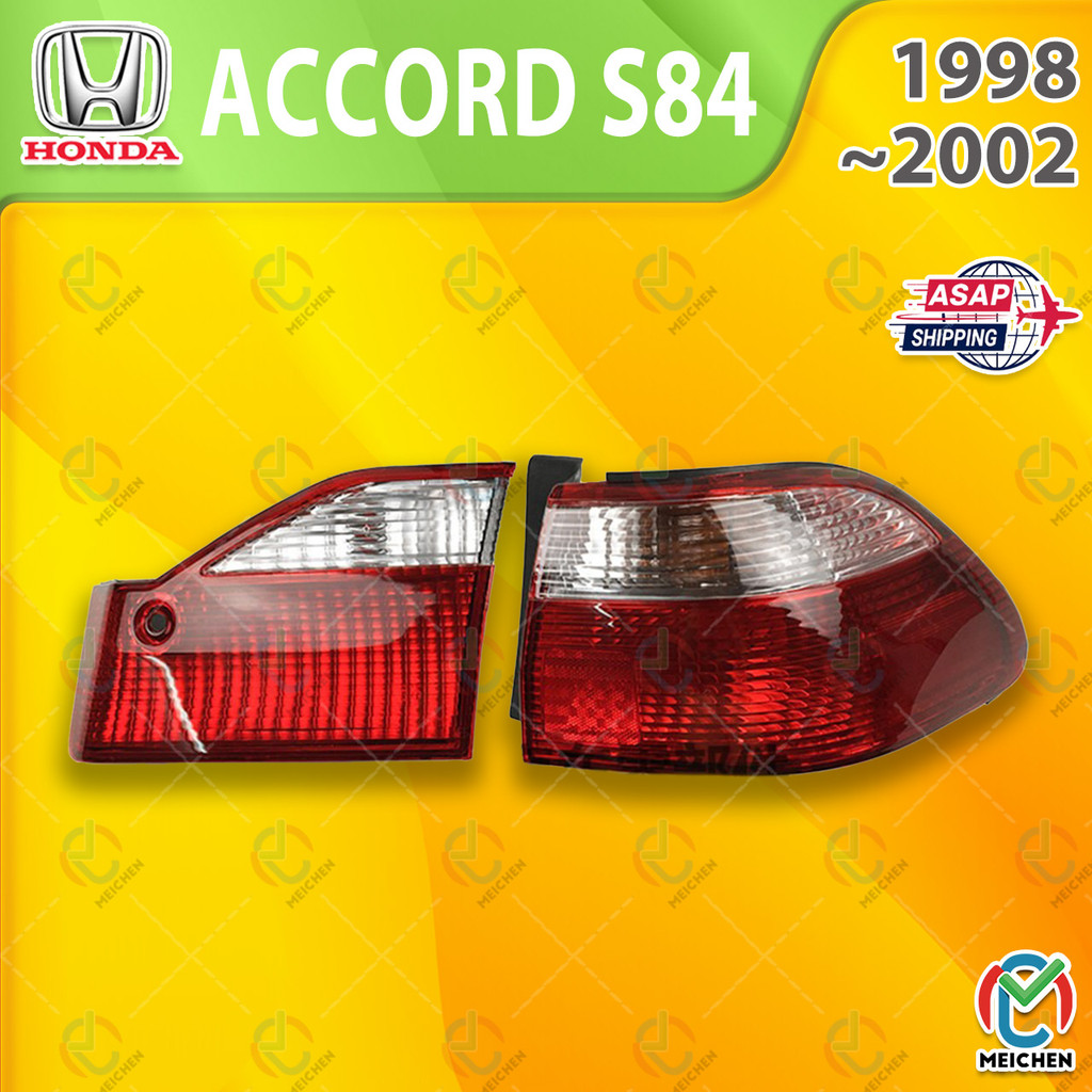 Honda Accord G6 S84/S86 ไฟท้ายแต่ง 1998-2002 พร้อมทับทิมท้าย Taillamp Taillight