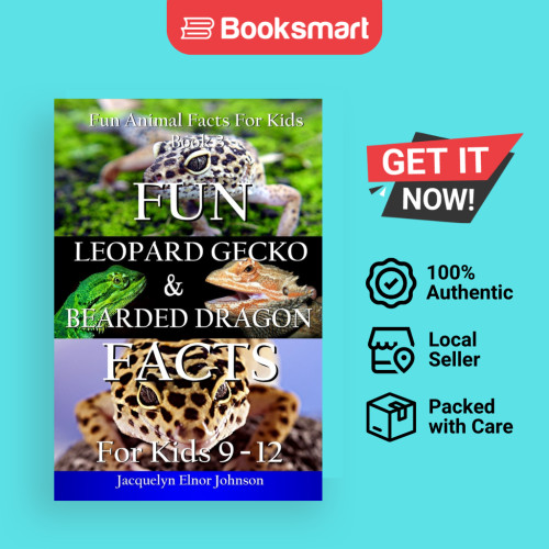 Fun Leopard Gecko และ Bearded Dragon Facts สําหรับเด็ก 9-12 - ปกอ่อน - อังกฤษ - 9781990291364