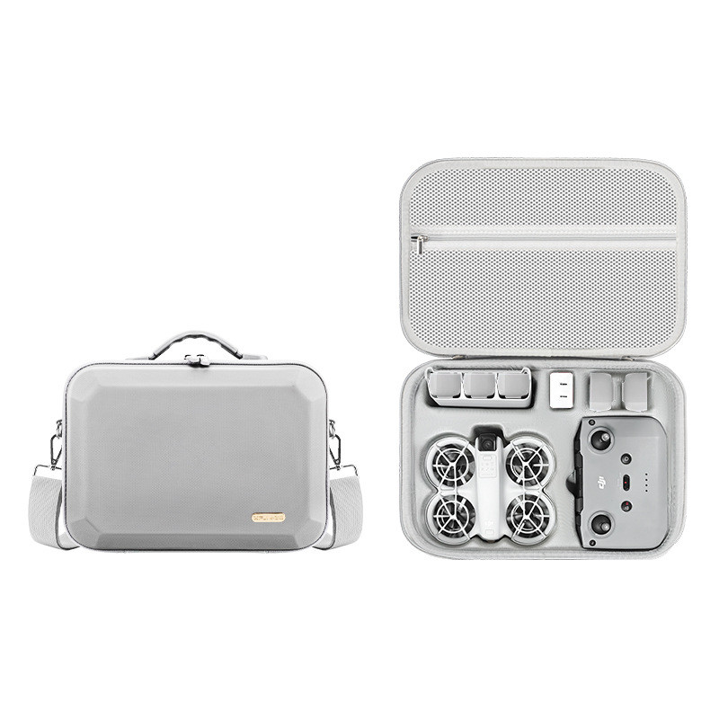เหมาะสําหรับกระเป๋าเก็บโดรน DJI NEO, ชุดกล่องอุปกรณ์เสริมกล้องการบินแบบใช้มือถือ, กระเป๋าพกพา PU กันน้ํา