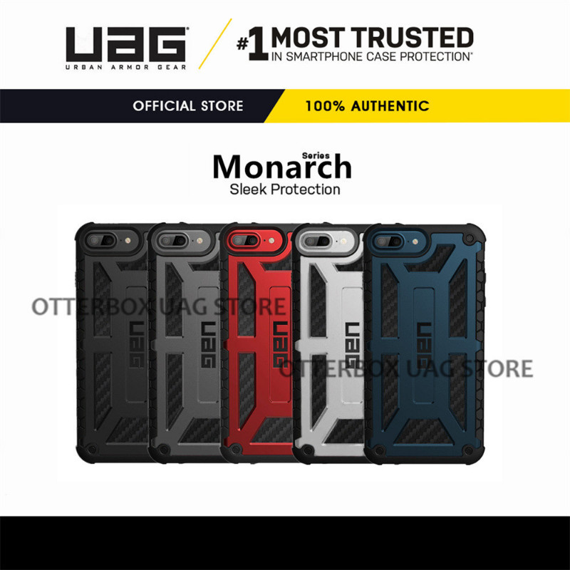 Uag iPhone XS Max / XR / XS / X / 8 7 Plus Case Monarch คาร์บอนไฟเบอร์ทนทานน้ําหนักเบา Slim กันกระแทกฝาครอบป้องกัน