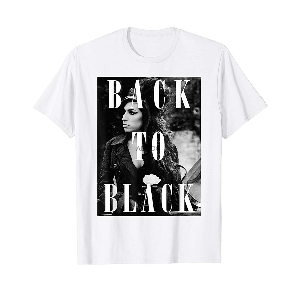 Amy Winehouse เสื้อยืด Back To Black Photo อย่างเป็นทางการ