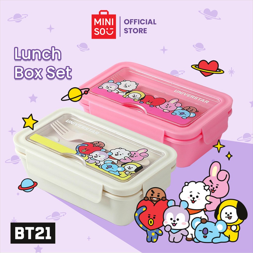 Miniso x BT21 Collection วางของกิน/กล่องข้าว