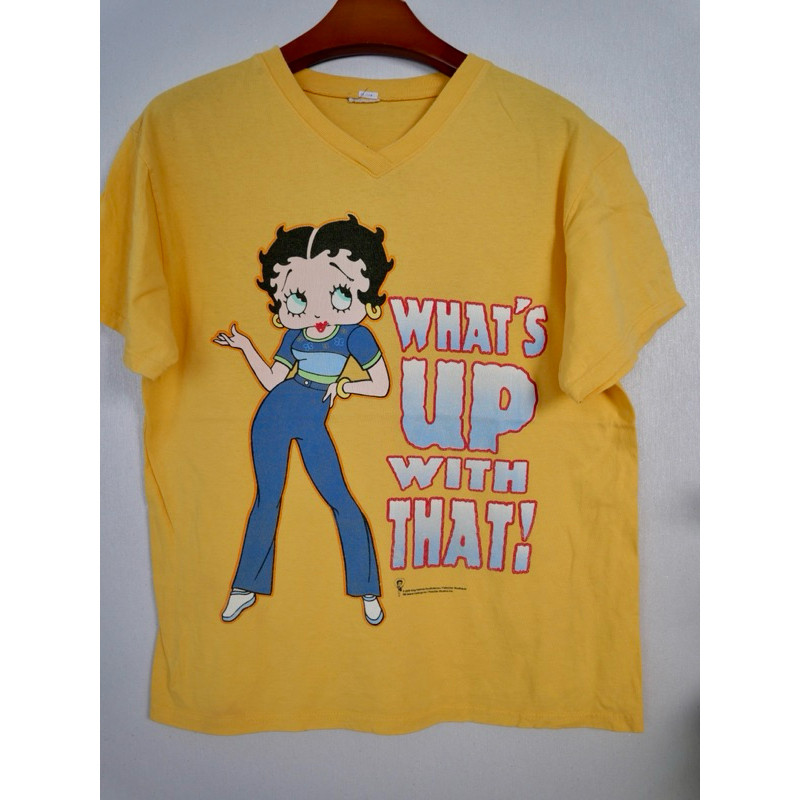 Betty boop Y2K tshirt ตอกปี 2000 ป้ายบินSize S-5XL