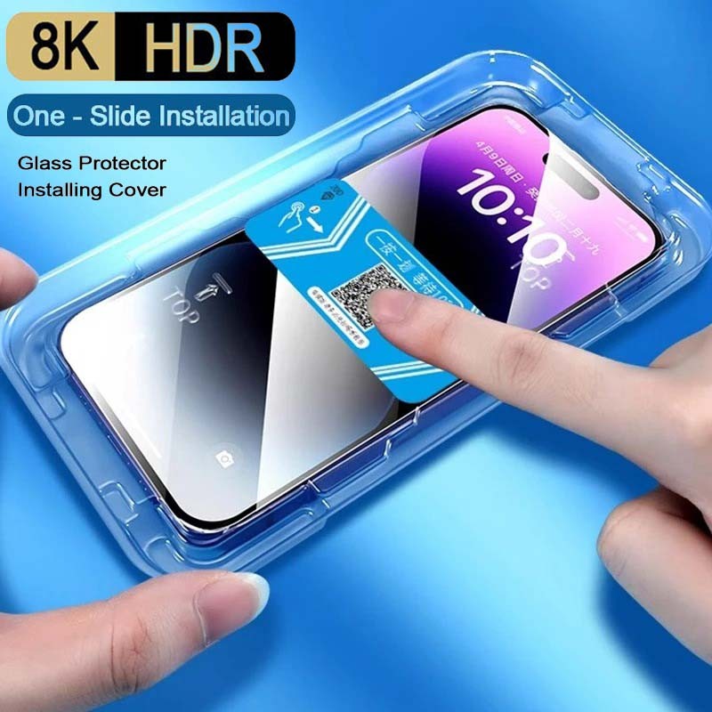 One-click Installation Tempered Glass For Realme C65 C63 C55 C53 C31 C33 C35 C30S C21Y C25Y 5 6 7 8 