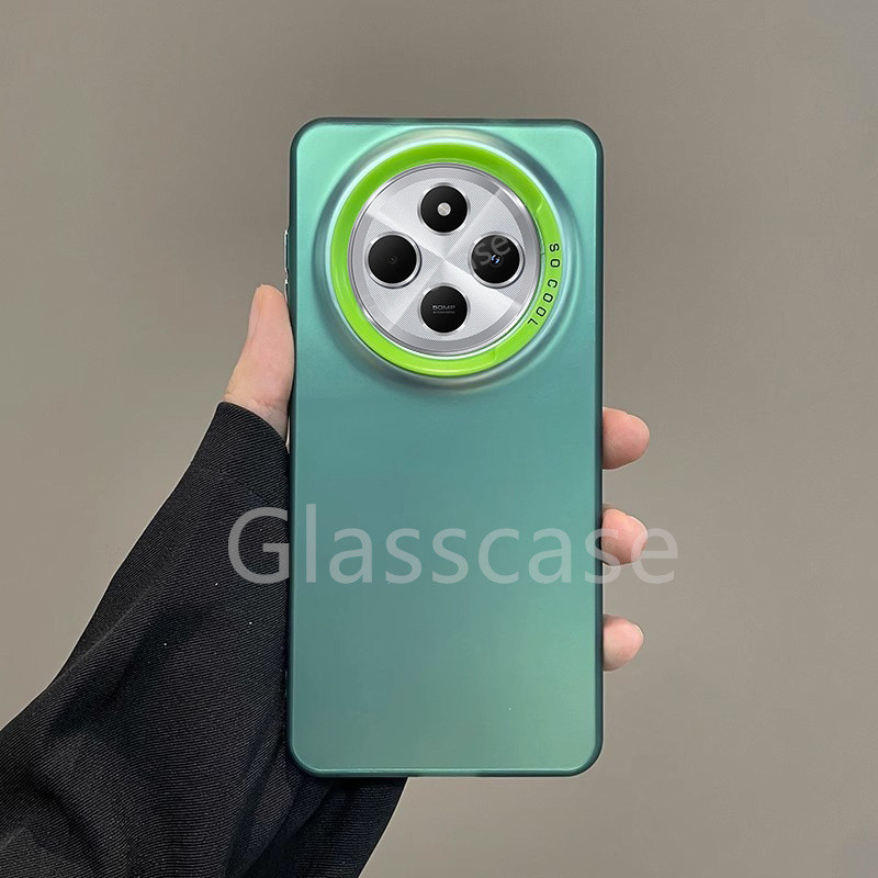 ปลอกสําหรับ Xiaomi Poco C75 C65 C61 C 75 C 65 C 61 PocoC75 PocoC65 2024 Frosted Hard เคสโทรศัพท์แฟชั่น Minimalist เปลือกเลเซอร์กันกระแทกป้องกันปลอกฮาร์ดปกหลัง