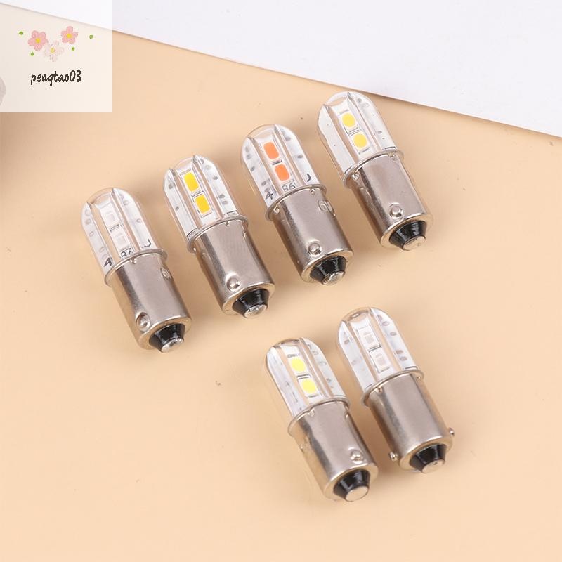 Pengatao03 BA9S หลอดไฟ LED 6V อัพเกรดหลอดไฟ 4LED โคมไฟสําหรับไฟฉายไฟหน้ามอเตอร์จักรยาน Lighg เครื่อง