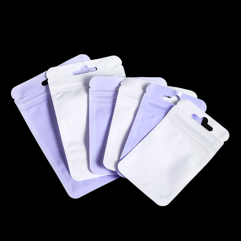 ถุงแก้ว ถุงซิป OPP 20-50 ชิ้นสำหรับการจัดเก็บและตกแต่งเครื่องประดับ