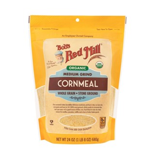Bob's Red Mill Organic Medium Grind Cornmeal 680g