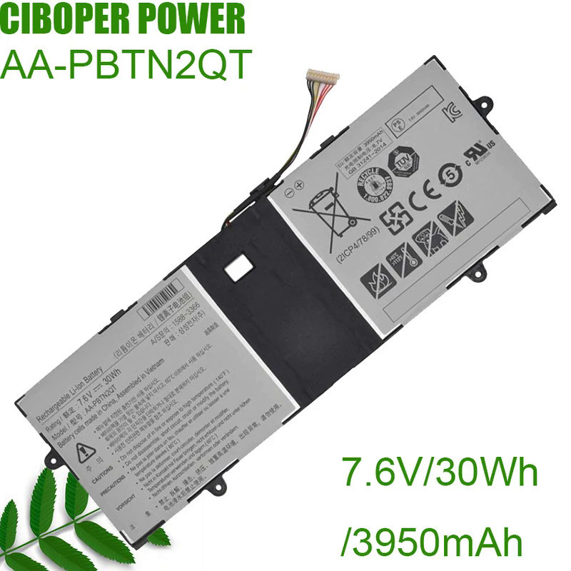 CP Genuine Laptop Battery AA-PBTN2QT 7.6V 30Wh For Notebook9 NP900X3N 900X5N 900X3T 900X3N-K03 K04 K