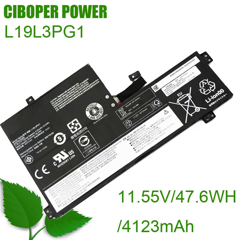 CP Genuine Laptop Battery L19L3PG1 11.55V/47.6WH/4123mAh L19C3PG1 For 100e 300e Chromebook 2nd Gen A