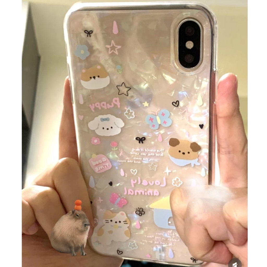 Cat House เหมาะสําหรับ Apple 16/15/14/13promax เคสโทรศัพท์ 12/11/xr Soft xs Creative 7p Shock-proof 8 เคสโทรศัพท์