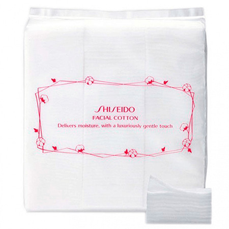 SHISEIDO Facial Cotton 165 แผ่น สำลีฝ้ายบริสุทธิ์ 100% เนื้อนุ่ม ไม่บาดผิว