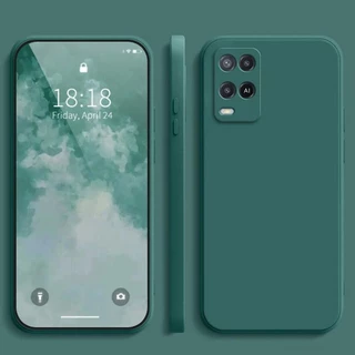 เคส OPPO A54 สีทึบ OPPO A54 เคสซิลิโคนป้องกันการตกสีธรรมดาเรียบง่าย YT