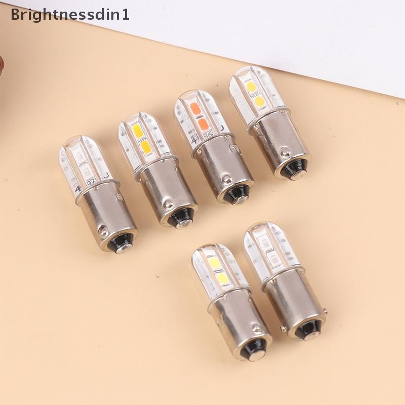 [Brightnessdin1] Ba9s หลอดไฟ LED 6V อัพเกรดหลอดไฟ 4LED เปลี่ยนโคมไฟสําหรับไฟฉายไฟหน้ามอเตอร์จักรยาน 