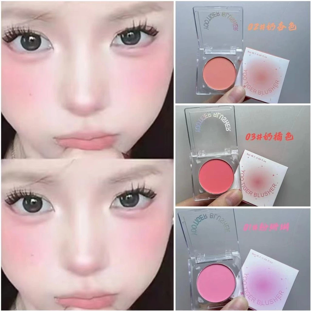 Lameila บลัชออนรูปหัวใจ โทนส้ม-ส้มพีช-ชมพูพีช เนื้อดี thumbnail 9