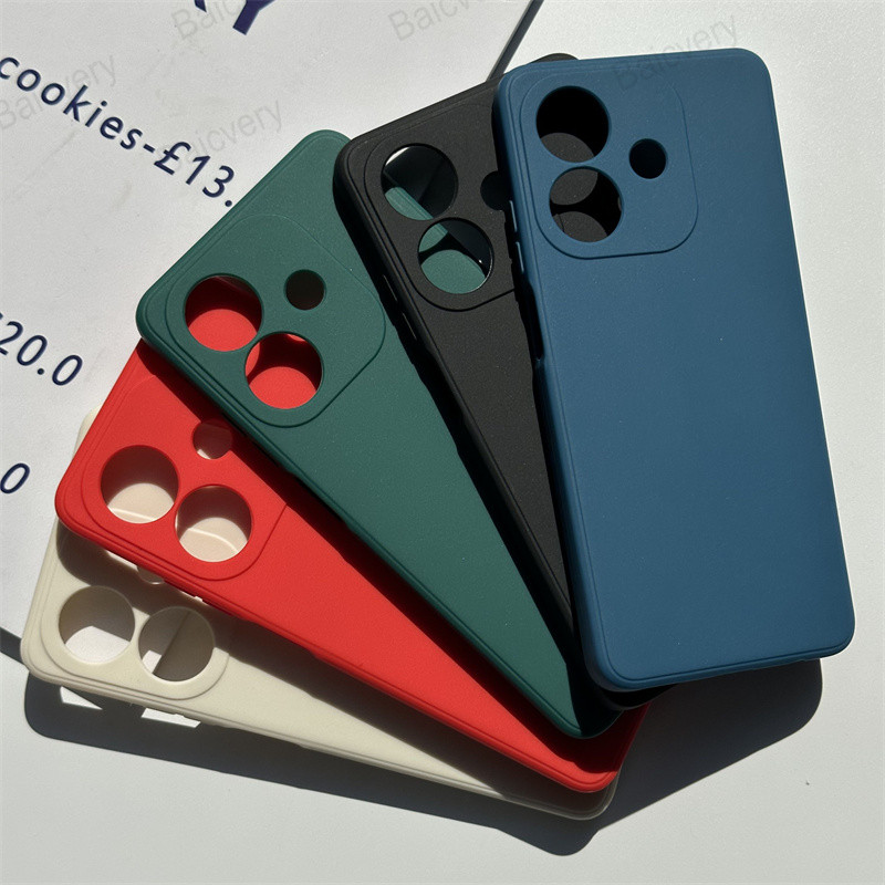 เคสสําหรับ OPPO A3 CPH2669 A3X 5G CPH2681 4G CPH2641 สีสัน Matte ป้องกันกันกระแทก