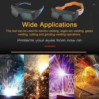 Goggles Solar Auto Darkening แว่นตาเชื่อมความปลอดภัยป้องกันช่างเชื่อมแว่นตาอาร์กอน Arc แว่นตาไฟฟ้าปฏิบัติตายูทิลิตี้เครื่องมือเชื่อม