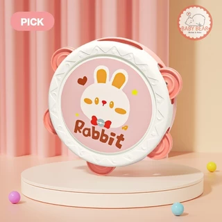 ของเล่นกลอง แทมบูรีน เขย่าๆมีเสียง เสริมพัฒนาการการเรียนรู้