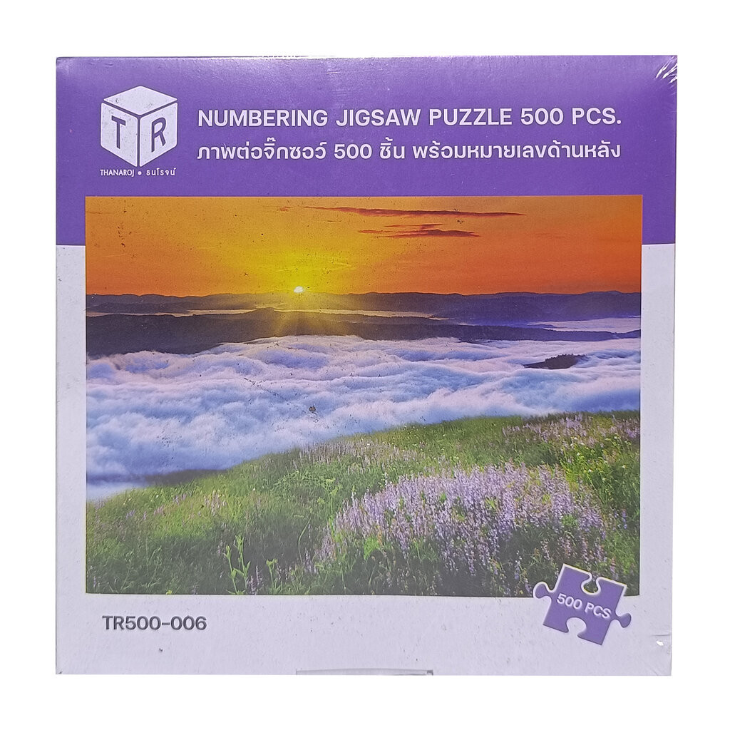 Jigsaw Puzzle ตัวต่อจิ๊กซอว์ 500 ชิ้น TR500-006 Landscapes วิวธรรมชาติ Valley of Flowers รูปหุบเขาแห