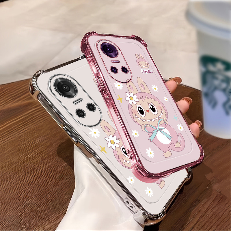 เคส OPPO Reno 10 5G pro เคสโทรศัพท์ ซิลิโคน ป้องกันสี่มุม HDTZ