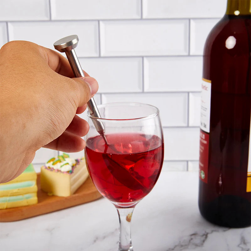 Stainless Steel Retractable Bar Spoon Bar Tools Bartender Cocktail Mixing Spoon Telescopic Extendabl