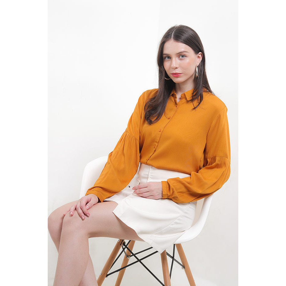 KEMEJA CDL เสื้อเชิ้ตทรงหลวมผู้หญิง P0031J07E By Cardinal