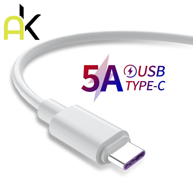 AK 5A Fast Charge สายชาร์จ USB Type C ยาว 1เมตร /2เมตร สายชาจ Microusb สายชาร์จไมโคร Usb สายชาร์จไทป์ C