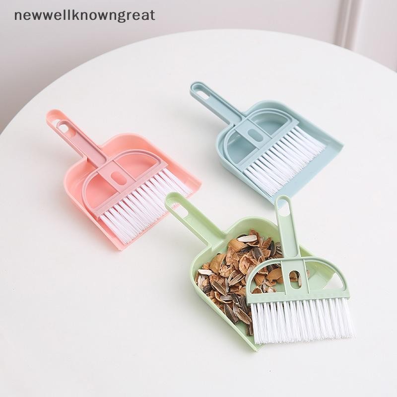 Newwellknowngreat Multi-Purpose Mini ไม้กวาดที่ตักขยะชุดขยะพลั่วสําหรับเดสก์ท็อปทําความสะอาด Mini ไม้กวาดที่ตักขยะชุดไม้กวาดคีย์บอร์ดแปรง CAD